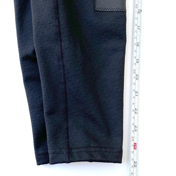 Kerrits Womens Black Fleece Lite Knee Patch Riding Tights Size S Breeches Warm - Picture 13 of 15